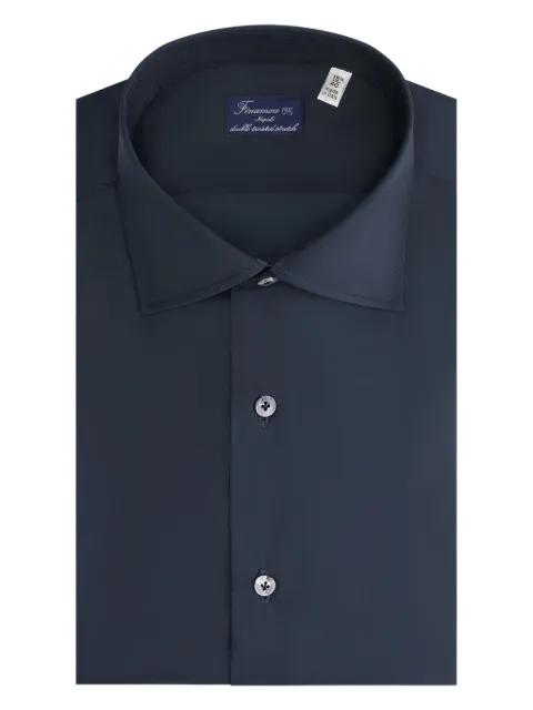 classic-collar button-up shirt by FINAMORE 1925 NAPOLI