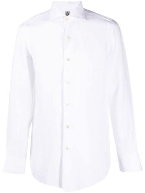 collared linen shirt by FINAMORE 1925 NAPOLI