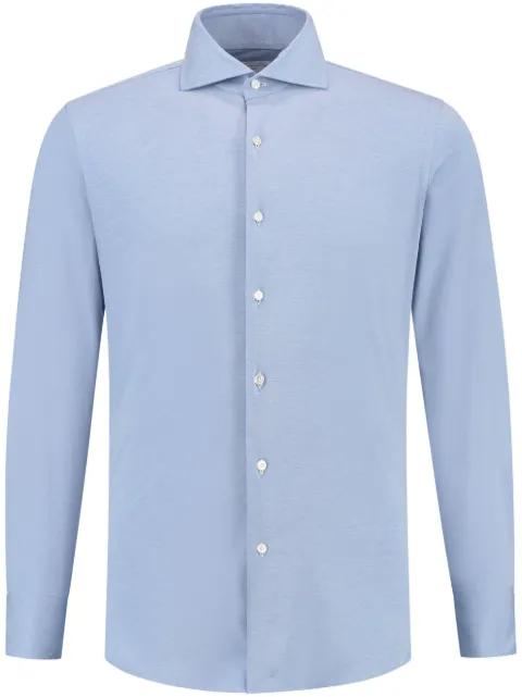 cutaway-collar shirt by FINAMORE 1925 NAPOLI
