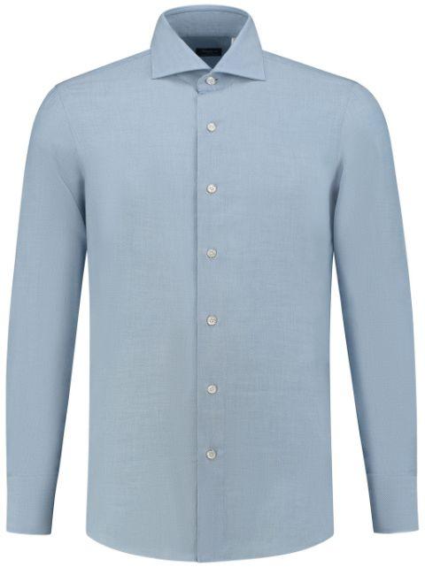 long-sleeved cotton-blend shirt by FINAMORE 1925 NAPOLI