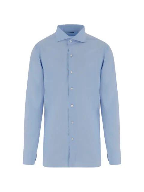 point-collar shirt by FINAMORE 1925 NAPOLI