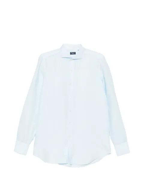 spread-collar button-up shirt by FINAMORE 1925 NAPOLI