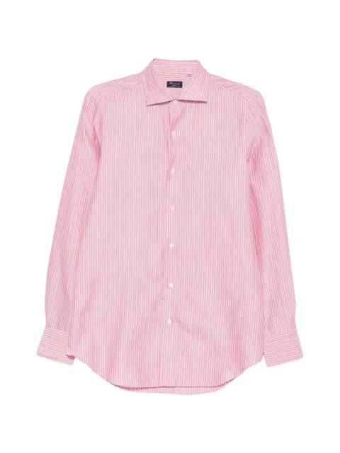 striped long-sleeve shirt by FINAMORE 1925 NAPOLI