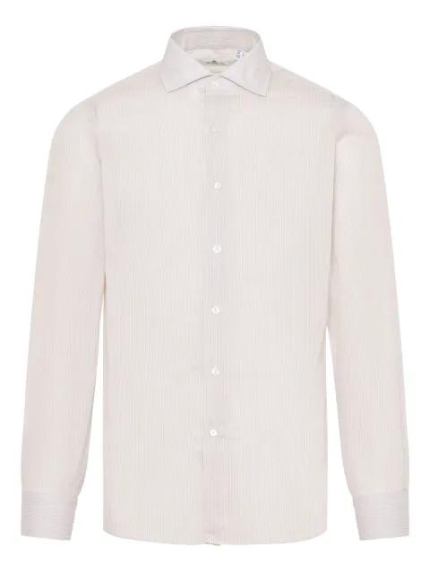 striped long-sleeve shirt by FINAMORE 1925 NAPOLI