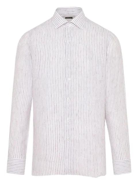 striped shirt by FINAMORE 1925 NAPOLI