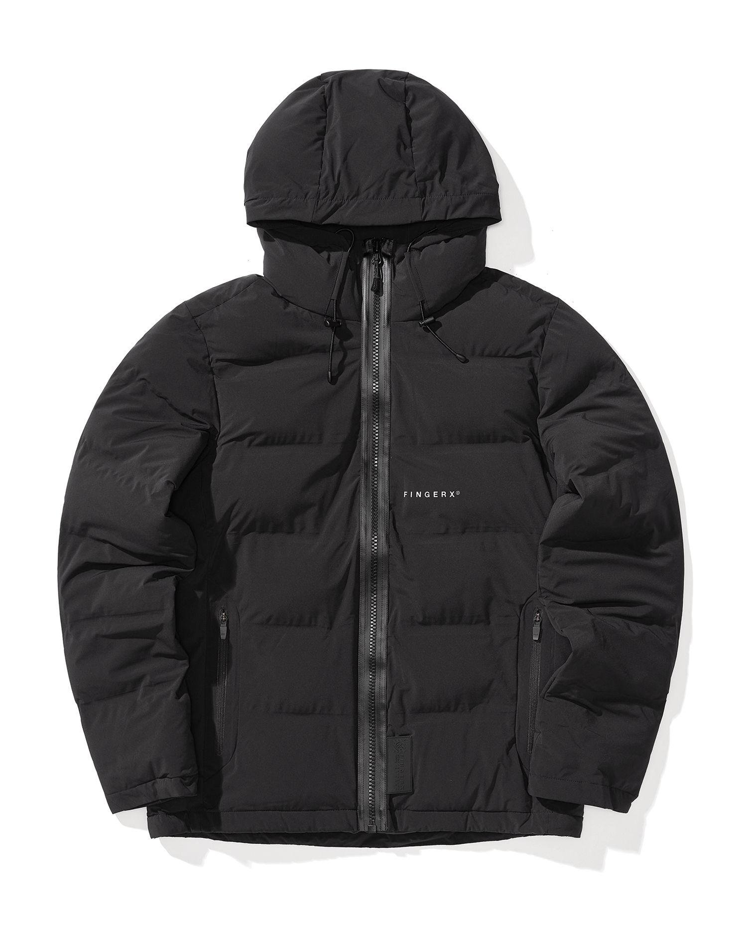 Quilted hoodied jacket by FINGERCROXX