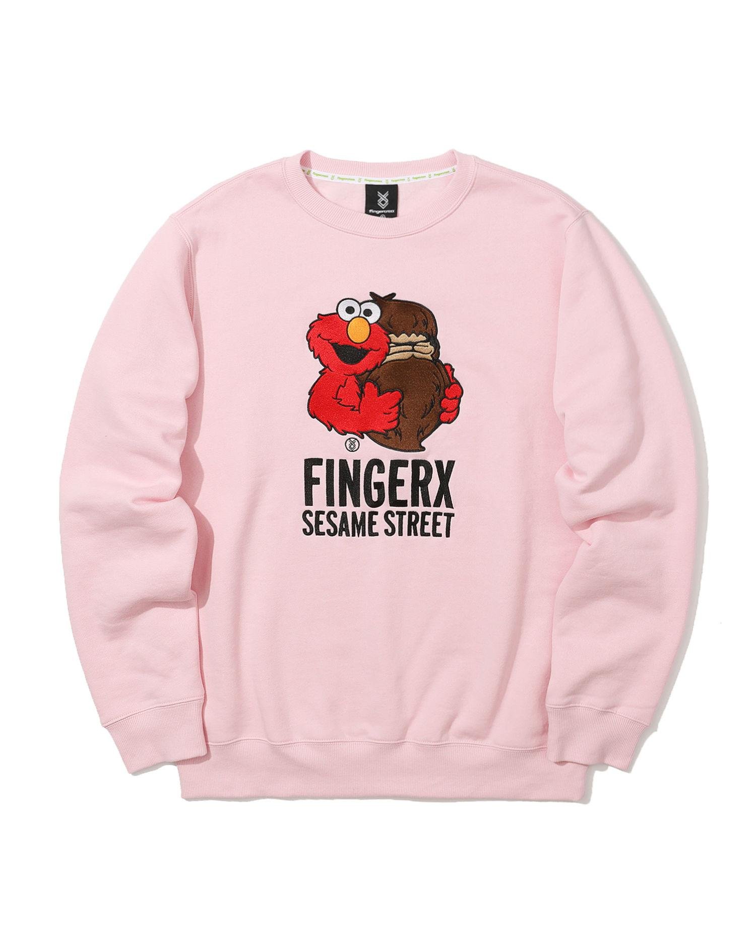 X Sesame Street Elmo print sweatshirt by FINGERCROXX