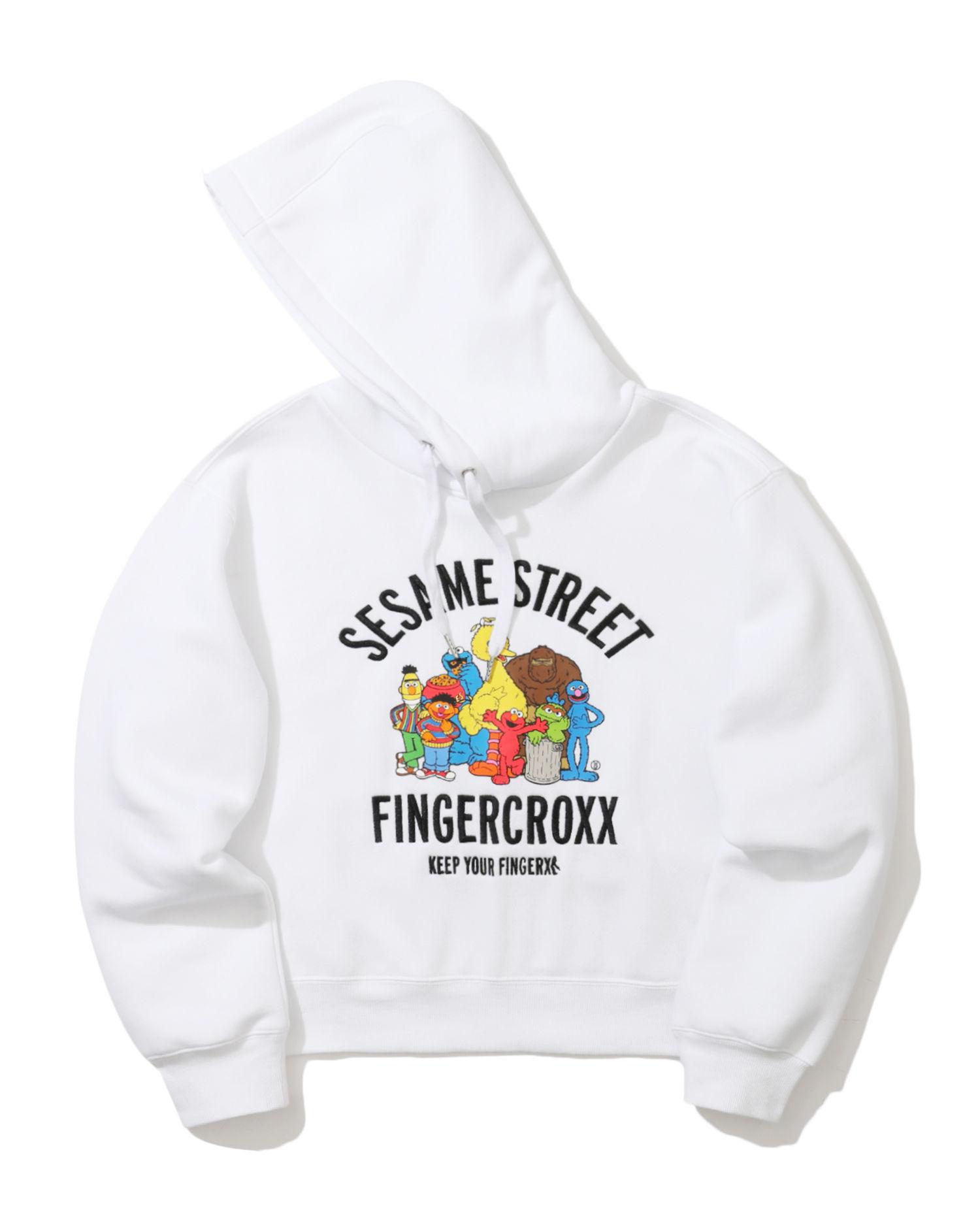 X Sesame Street Graphic hoodie by FINGERCROXX