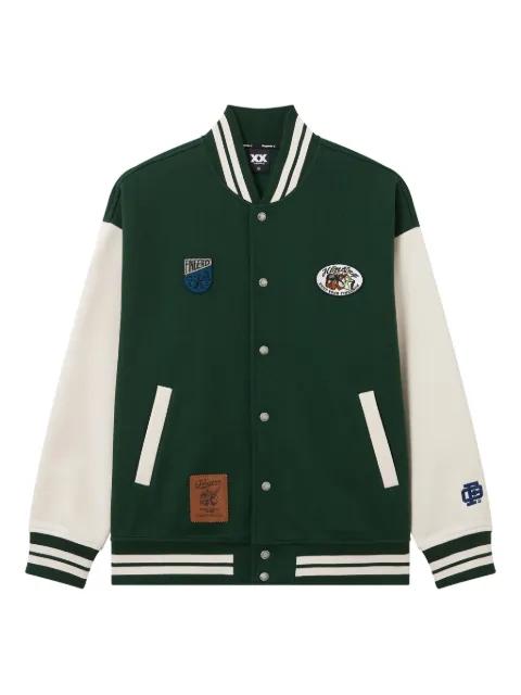 appliqué buttoned jacket by FINGERCROXX