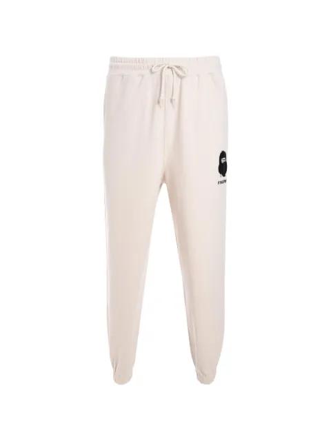 drawstring logo track pants by FINGERCROXX