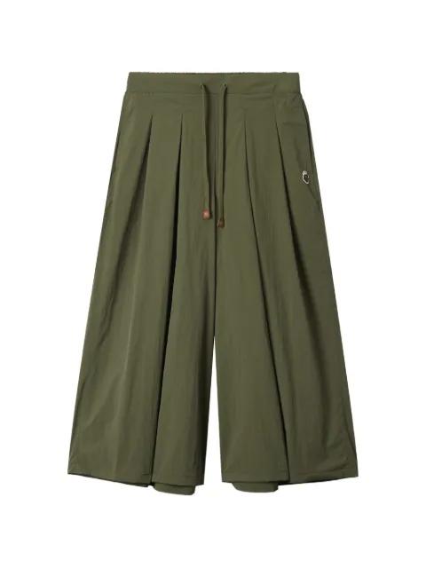 drawstring pleated trousers by FINGERCROXX