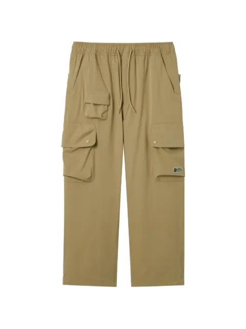 drawstring-waist cargo trousers by FINGERCROXX