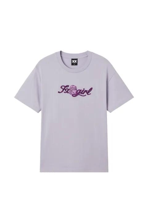 embroidered T-shirt by FINGERCROXX