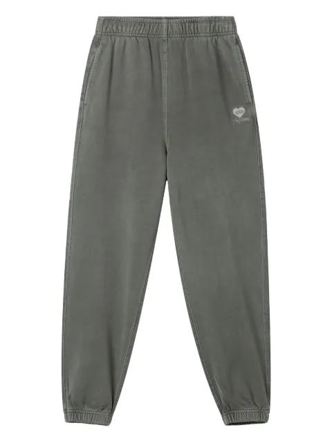 embroidered-detail track pants by FINGERCROXX
