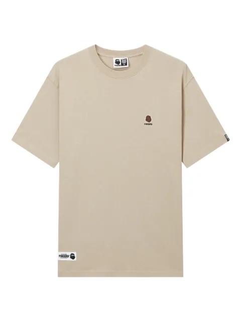 embroidered logo T-shirt by FINGERCROXX