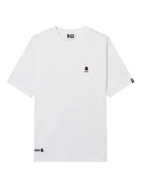 embroidered logo T-shirt by FINGERCROXX