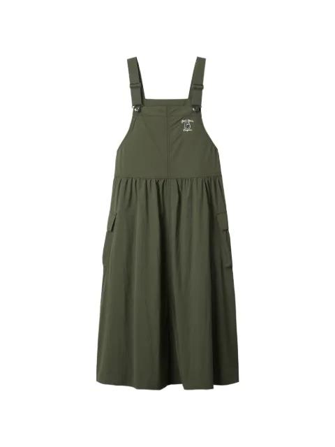 embroidered midi dress by FINGERCROXX