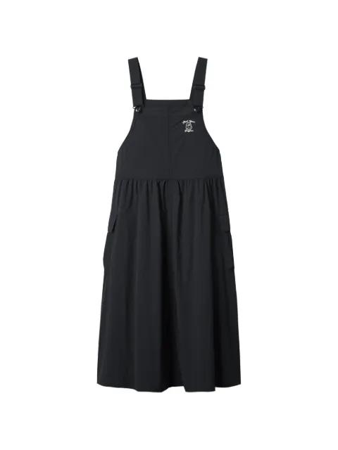 embroidered midi dress by FINGERCROXX