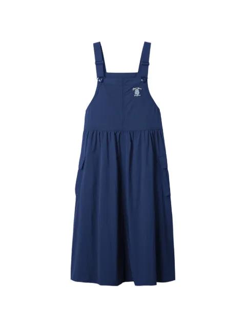 embroidered midi dress by FINGERCROXX