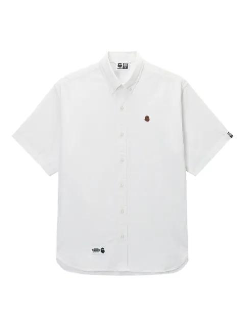 embroidered short-sleeve shirt by FINGERCROXX