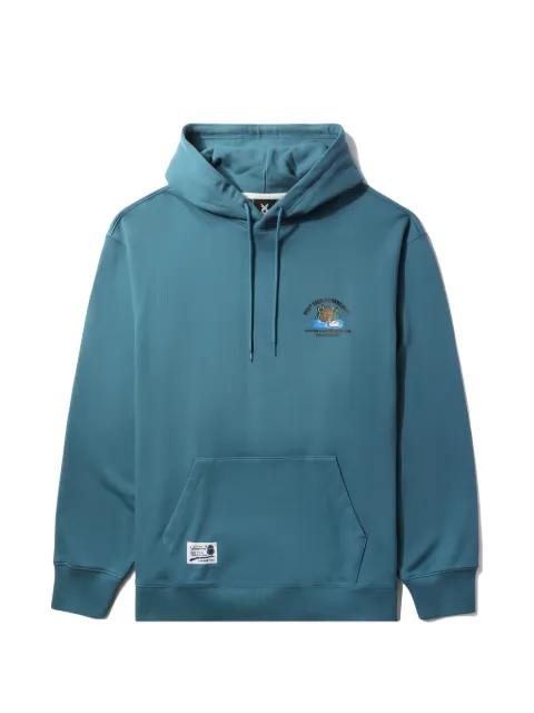 graphic drawstring hoodie by FINGERCROXX