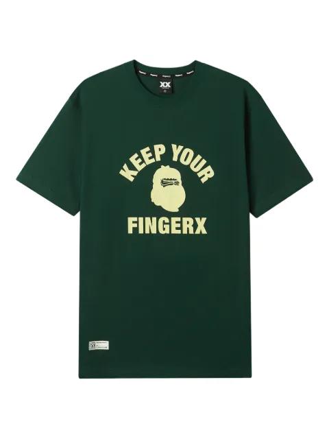 graphic-print T-shirt by FINGERCROXX