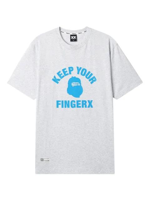 graphic-print T-shirt by FINGERCROXX