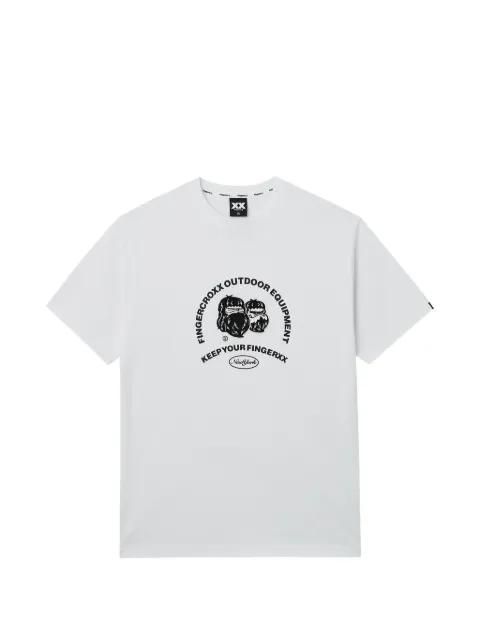 graphic-print T-shirt by FINGERCROXX
