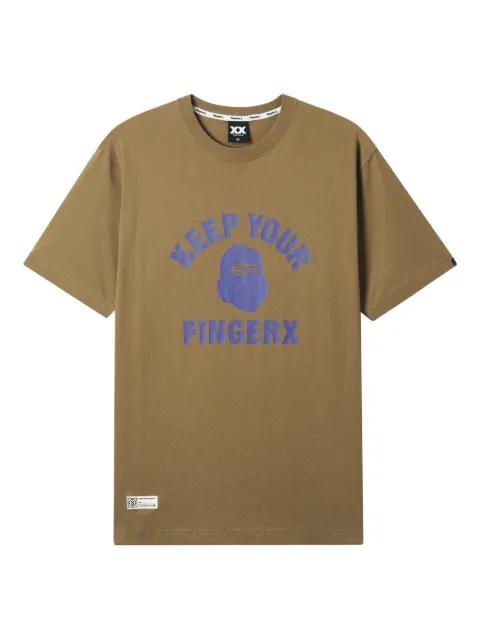 graphic-print T-shirt by FINGERCROXX
