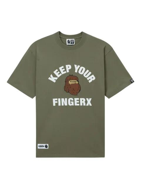 graphic-print T-shirt by FINGERCROXX
