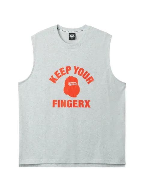 graphic-print tank top by FINGERCROXX