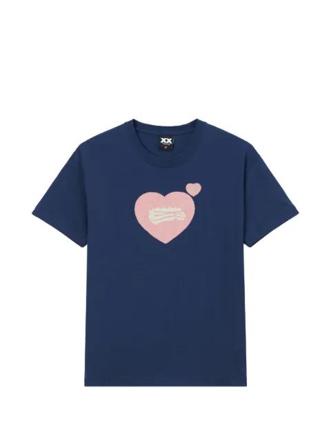 heart graphic T-shirt by FINGERCROXX