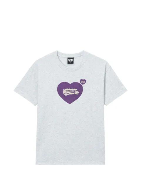 heart motif T-shirt by FINGERCROXX