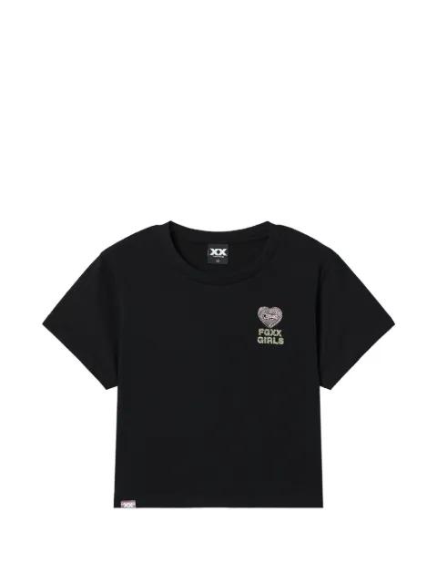 heart-print T-shirt by FINGERCROXX