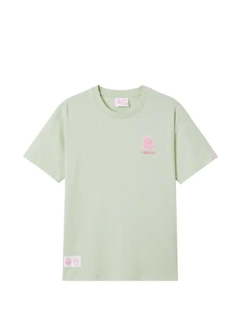 logo-appliqué T-shirt by FINGERCROXX