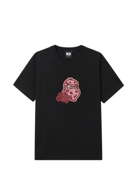 logo-appliqué T-shirt by FINGERCROXX
