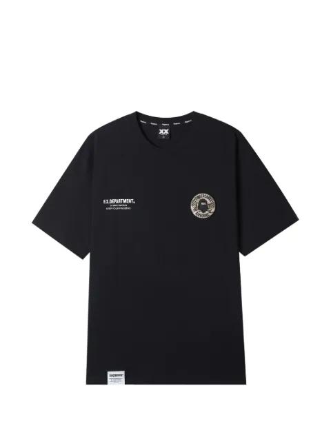 logo-appliqué T-shirt by FINGERCROXX