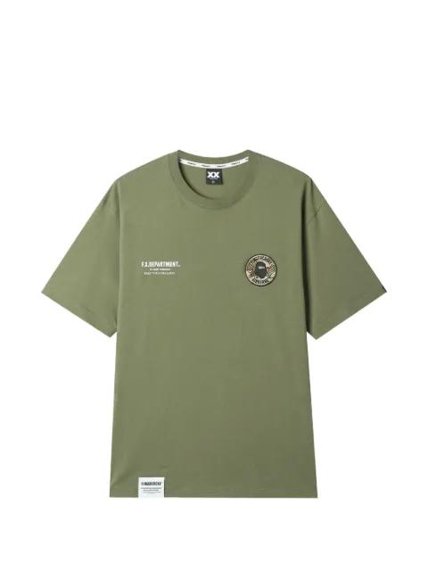 logo-appliqué T-shirt by FINGERCROXX