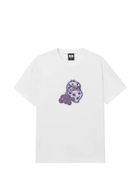 logo-appliqué T-shirt by FINGERCROXX