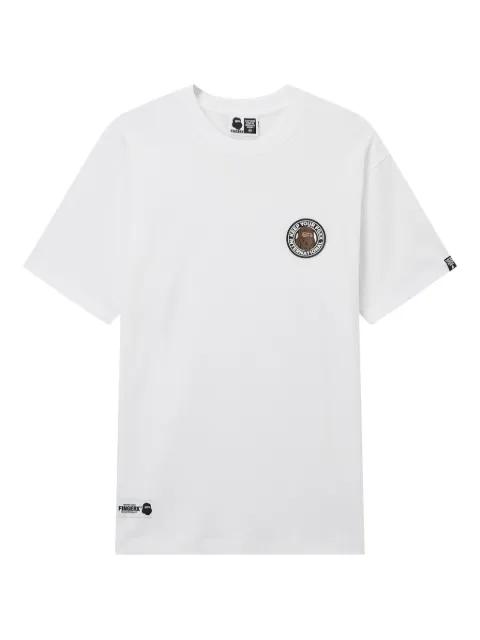 logo-appliqué T-shirt by FINGERCROXX