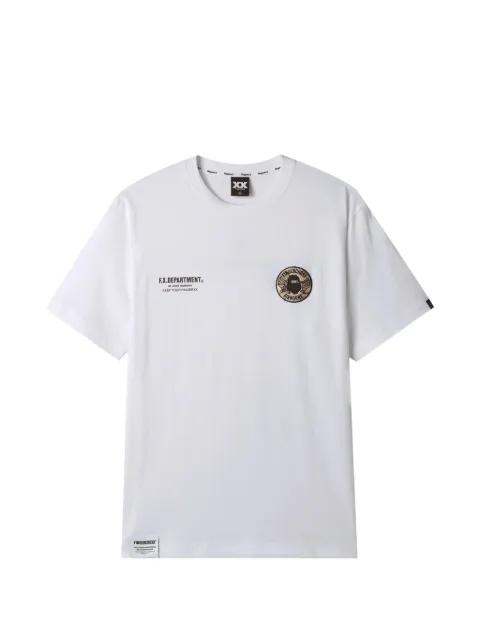 logo-appliqué T-shirt by FINGERCROXX