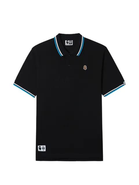 logo-appliqué polo shirt by FINGERCROXX