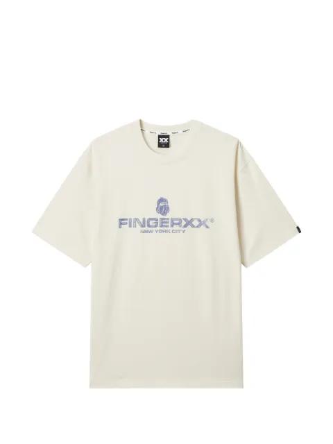 logo crew-neck T-shirt by FINGERCROXX