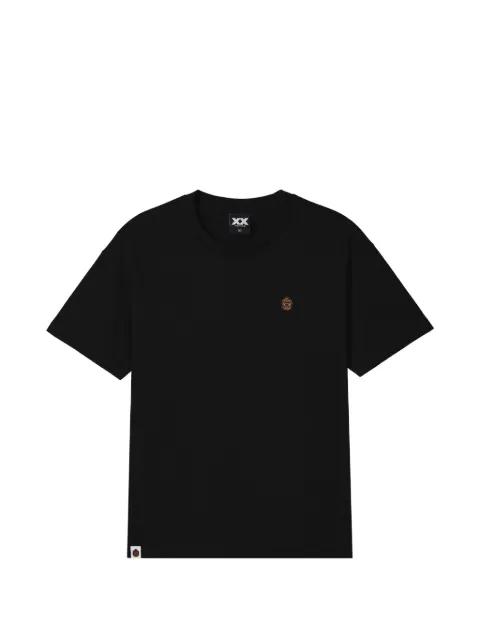logo-embroidered T-shirt by FINGERCROXX