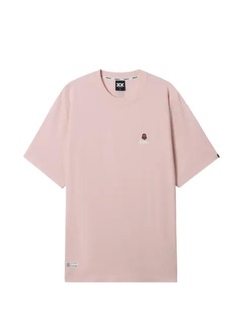 logo-embroidered T-shirt by FINGERCROXX