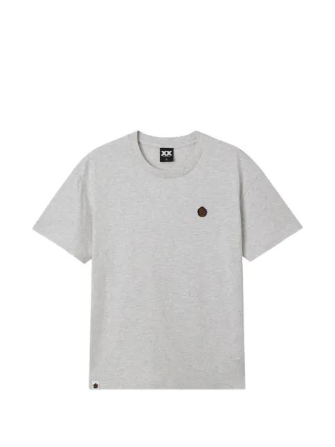 logo-embroidered T-shirt by FINGERCROXX