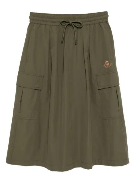logo-embroidered skirt by FINGERCROXX