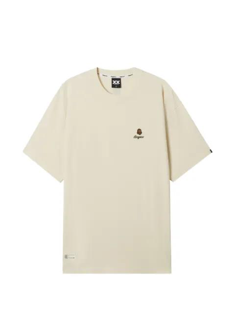 logo-embroidery T-shirt by FINGERCROXX