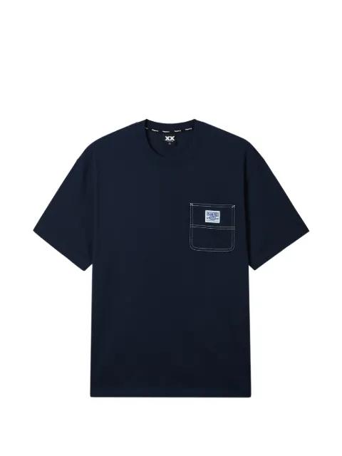 logo-patch T-shirt by FINGERCROXX