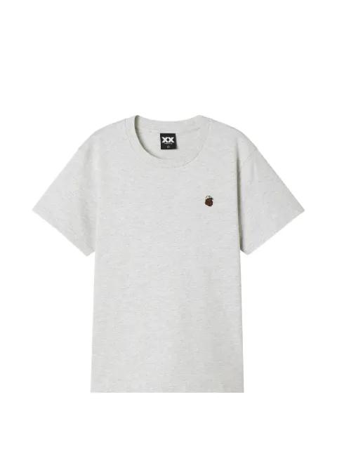 logo-patch T-shirt by FINGERCROXX